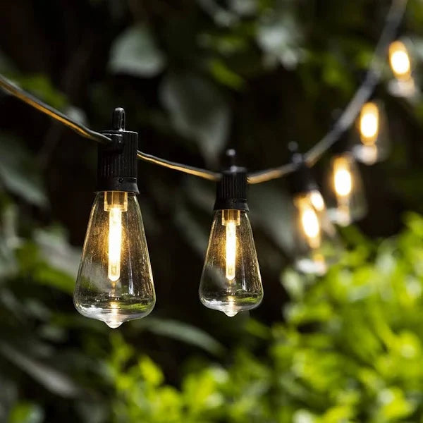 HQ Solar Lighting™ Vintage Festoon String Lights (2024 Edition)