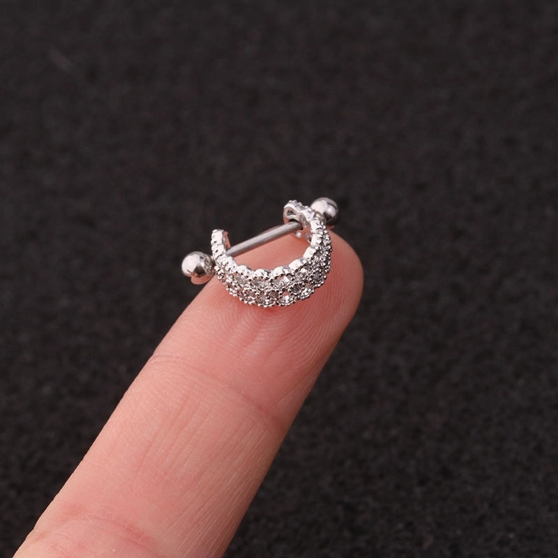 Ear Cartilage Rings & Studs Exaggerated U Shape Metal