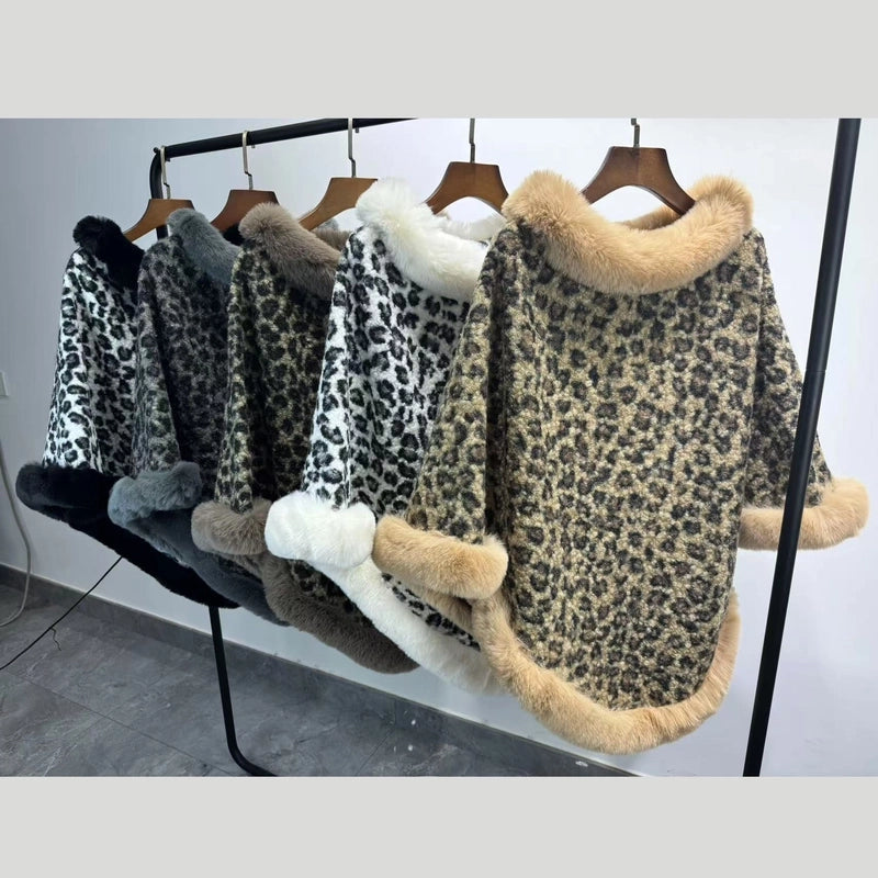 Women's Streetwear Leopard Polyester Shawl