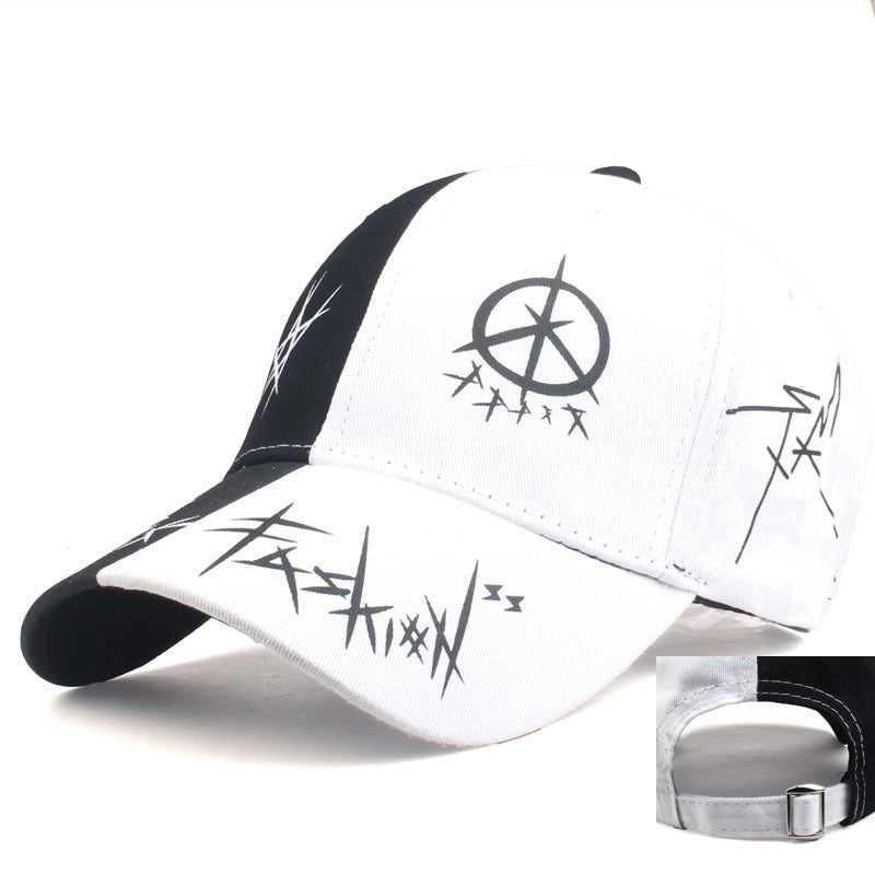 Unisex Fashion Star Printing Curved Eaves Baseball Cap