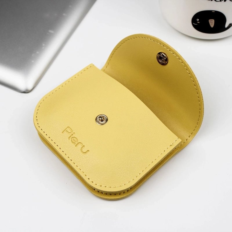 Women's Solid Color Pu Leather Flip Cover Kids Wallets