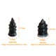 Pack of 10 Vacuum Tire Repair Rubber Nails - Self-Use Tire Repair Kit for Cars, Motorcycles, and Trucks