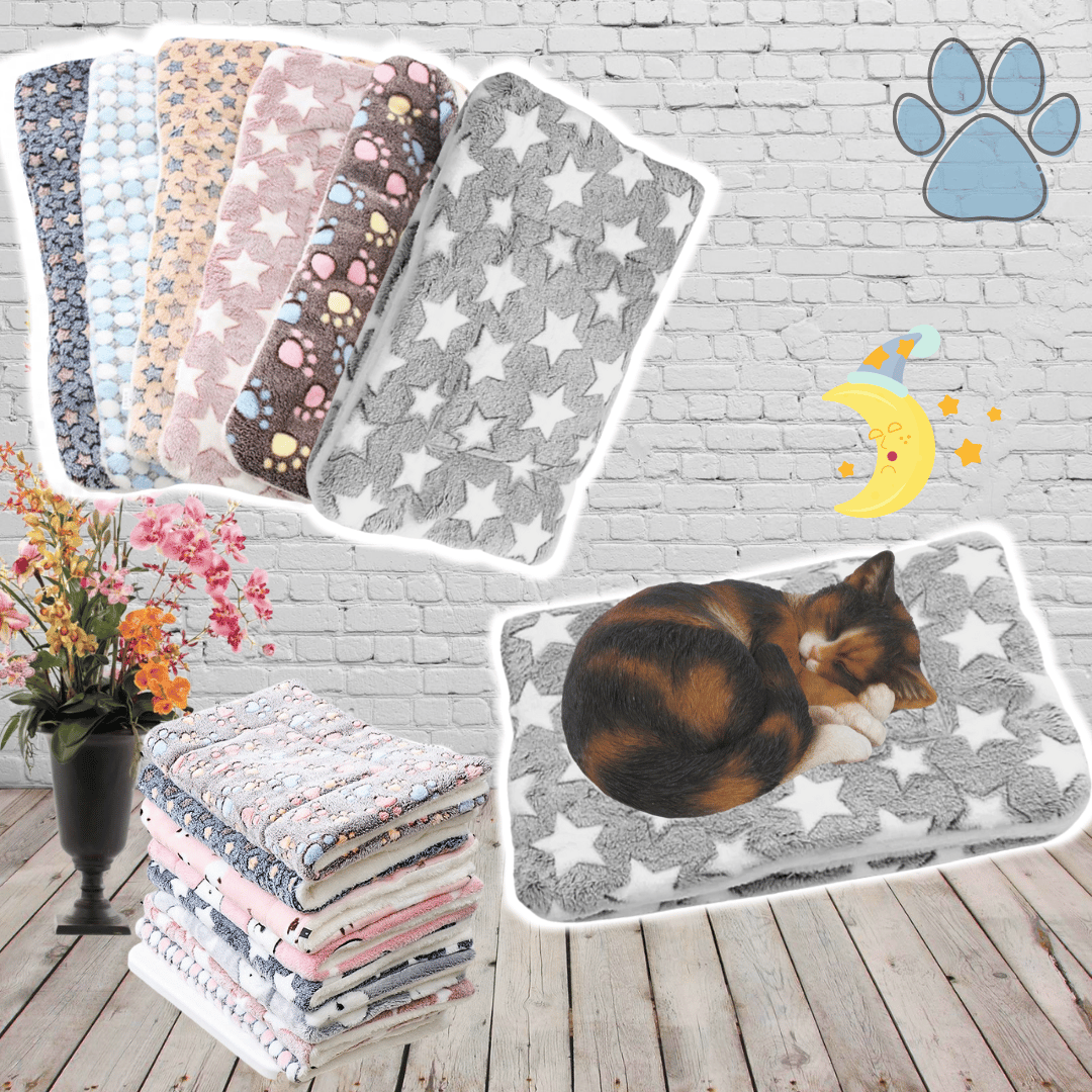 Comfortable and Calming Cat Blanket A Variety Of Designs And Colors Are Available