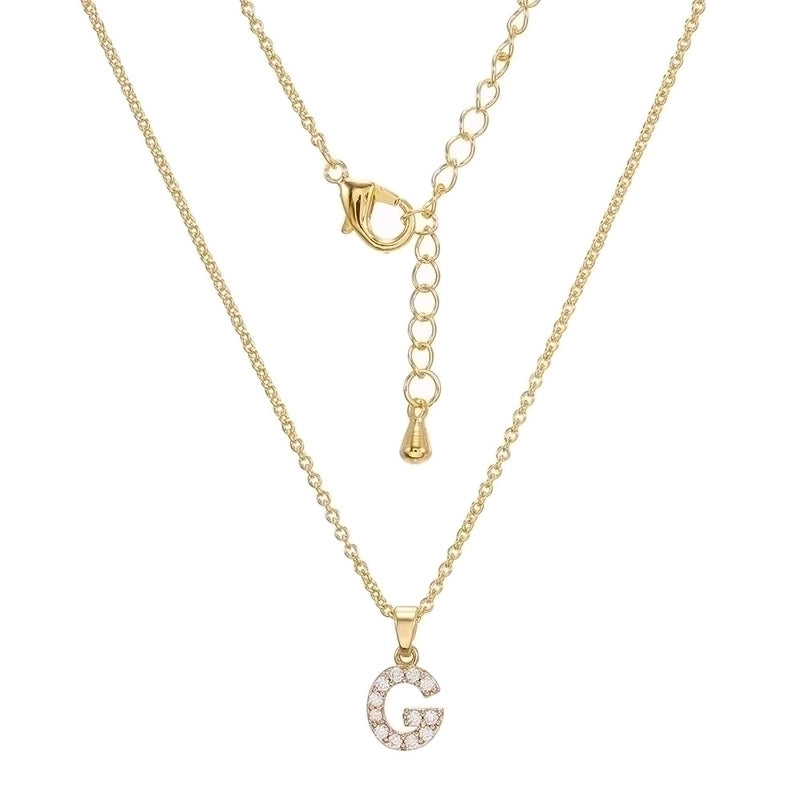 Brass Cable Chain Letter Necklace