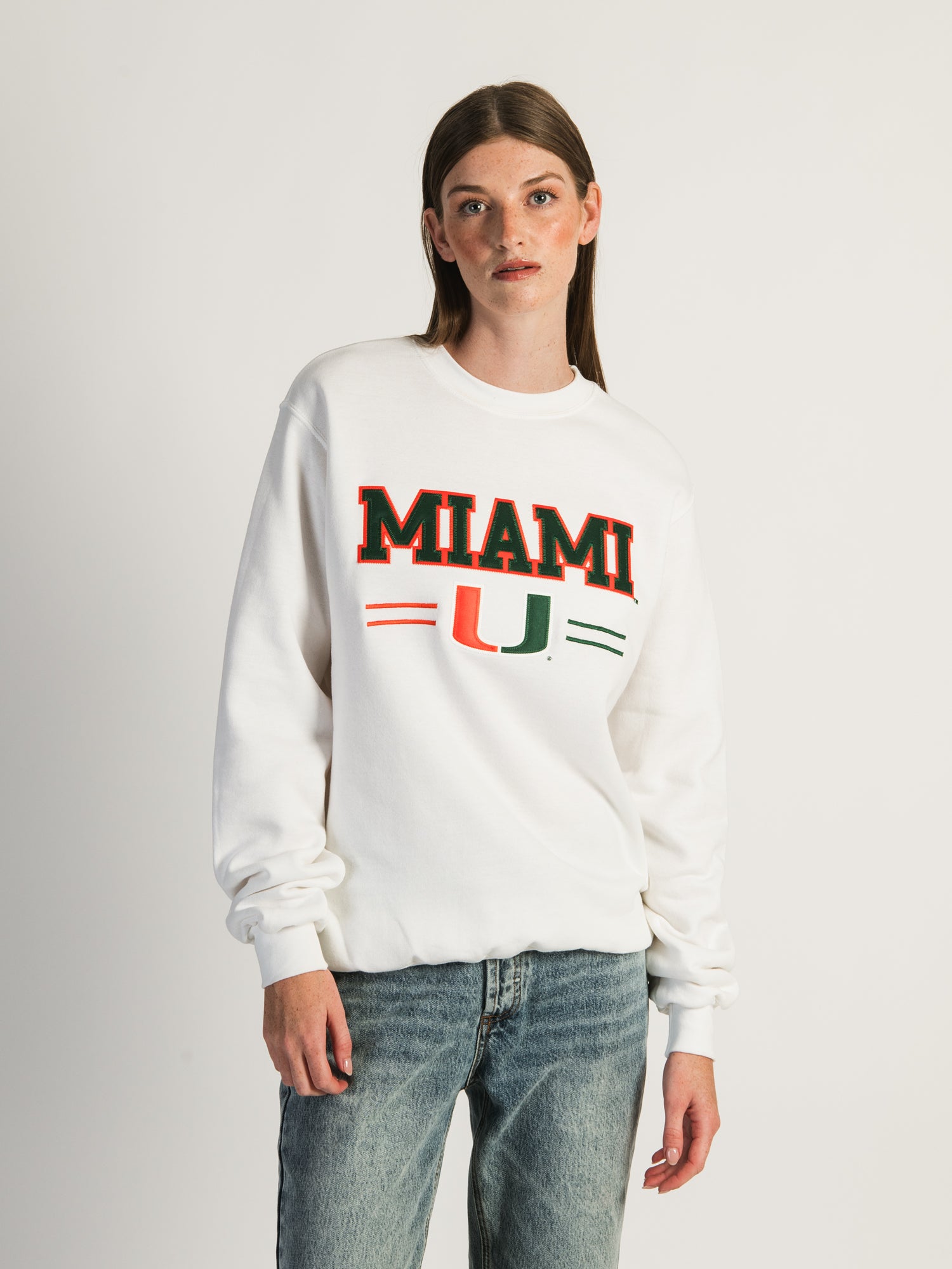 RUSSELL MIAMI U CREWNECK