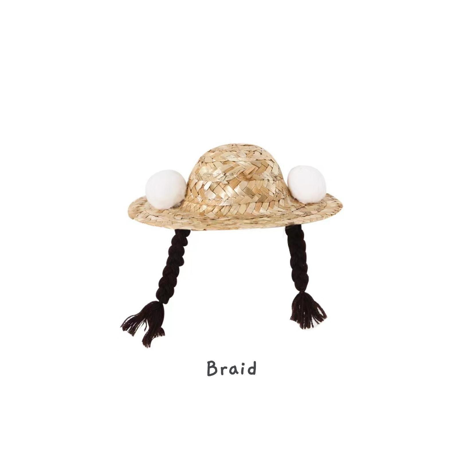Unique Style Pet Straw Hat