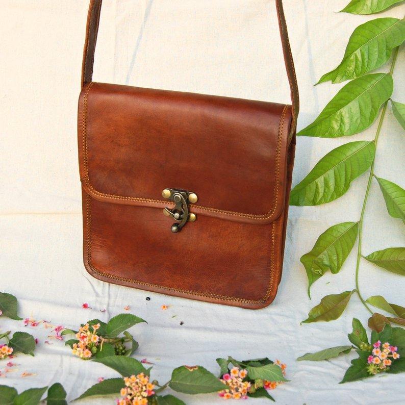 Small Shoulder Crossbody Leather Bag