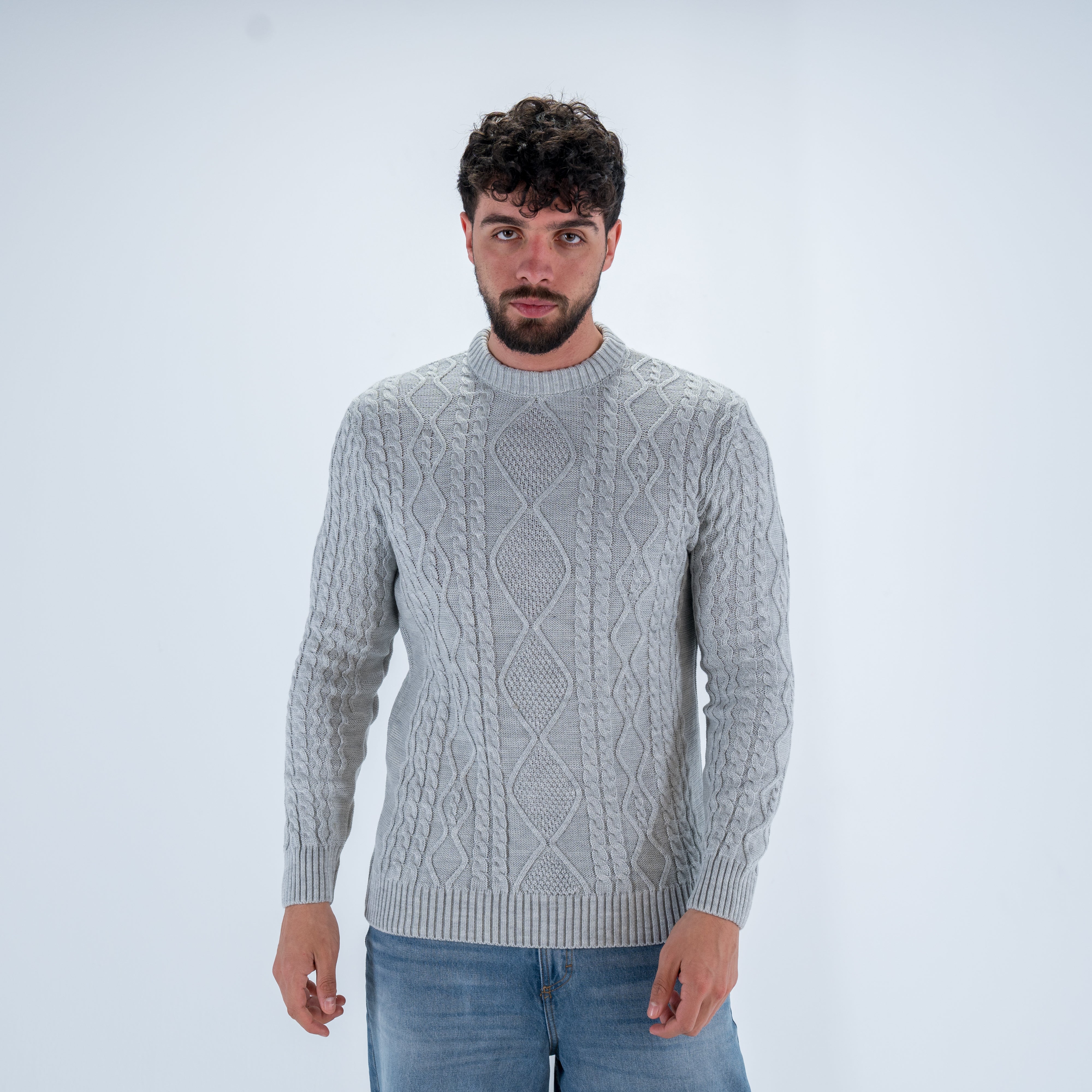Men Braids Pullover