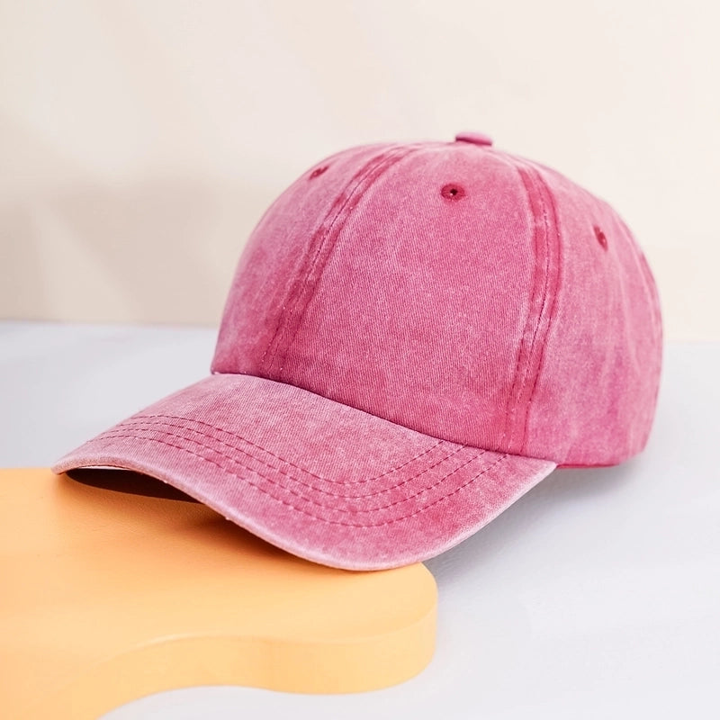 Korean Solid Color Baseball Cap
