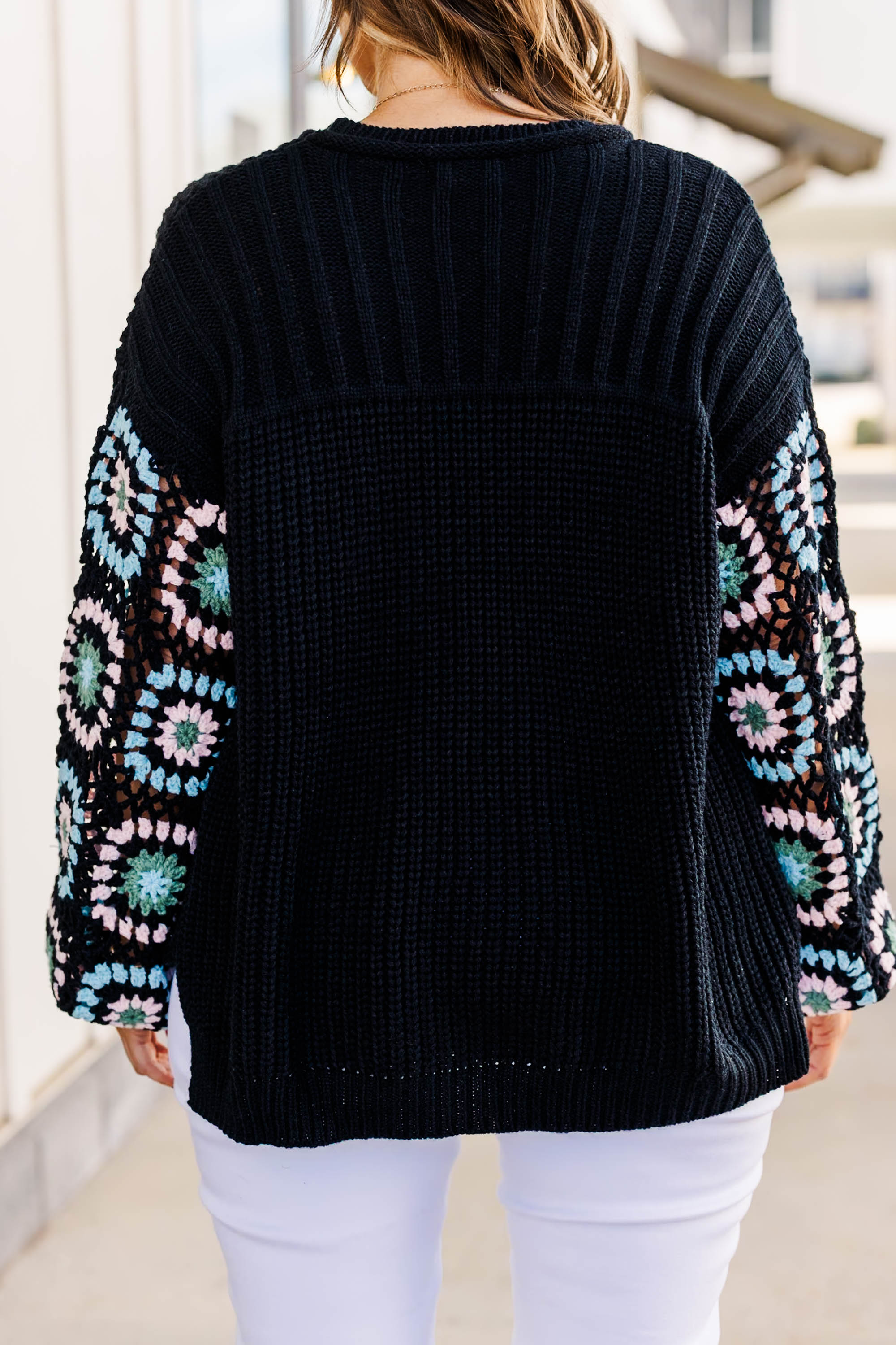 War And Peace Sweater. Black