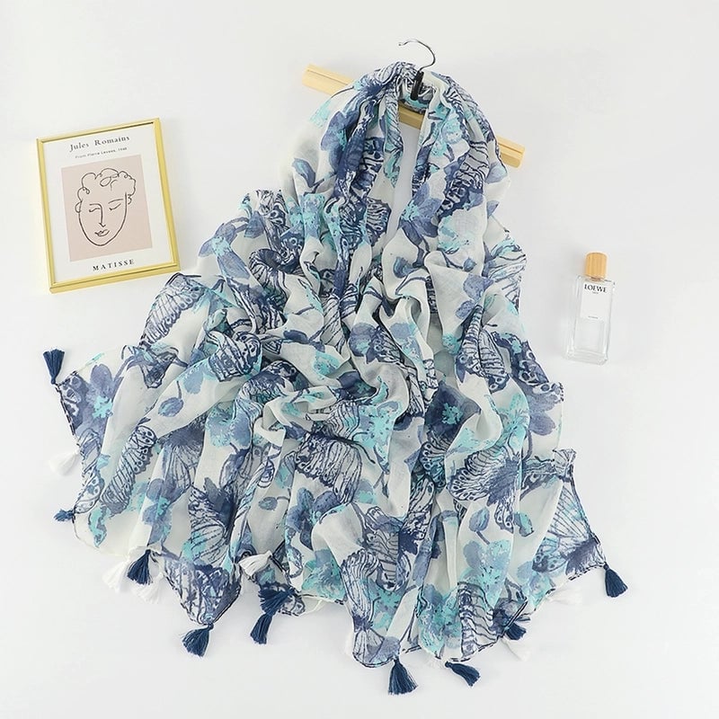 Unisex Vacation Sweet Geometric Polyester Scarf