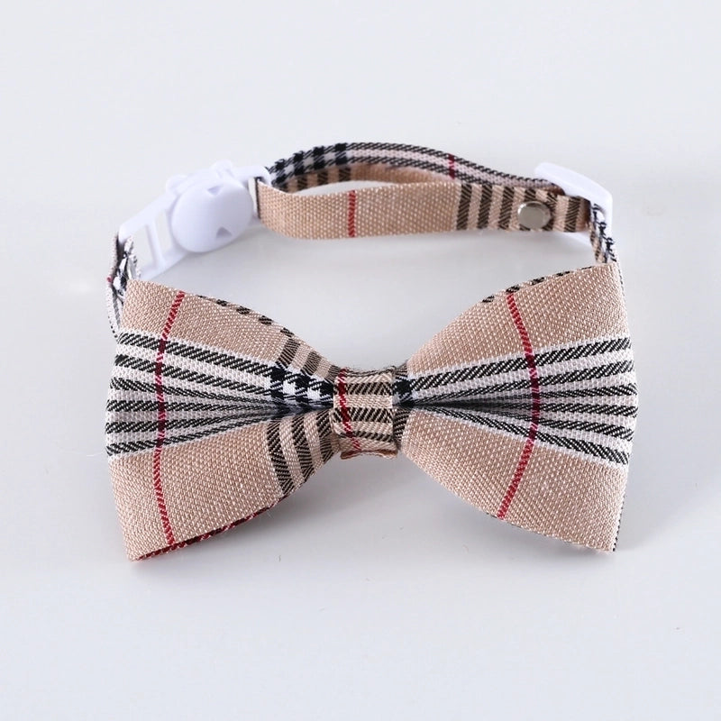 Pet  Bow Tie Tie Adjustable Cat Dog Collar Collar Bell Accessories