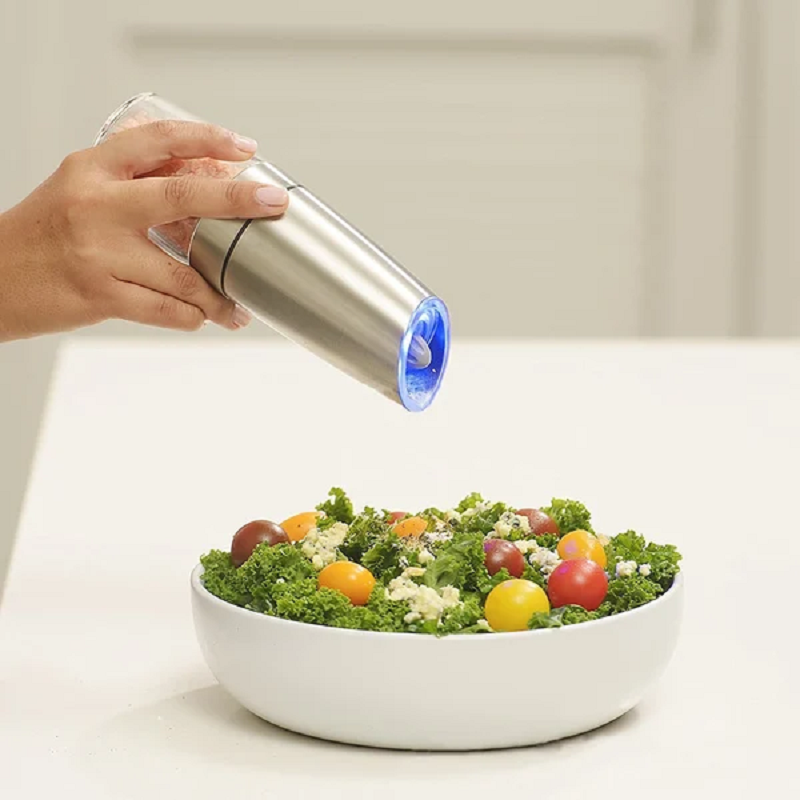 Automatic Electric Gravity Induction Salt and Pepper Grinder