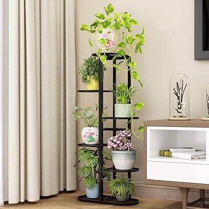 Flower Plant Stand . Multi-layer Domestic Iron Flower Stand-5 layers 6 pots