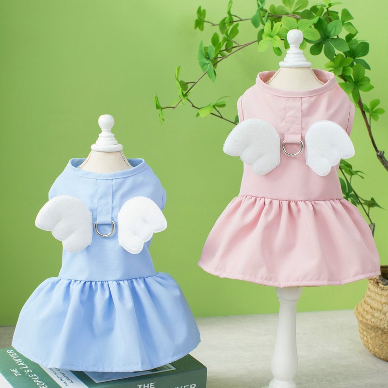 Wing Decor Dog Harness Dress