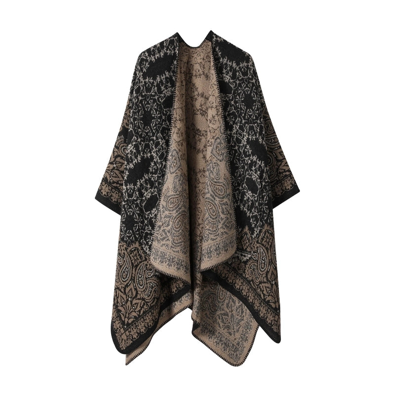 Unisex Ethnic Style Geometric Imitation Cashmere Shawl