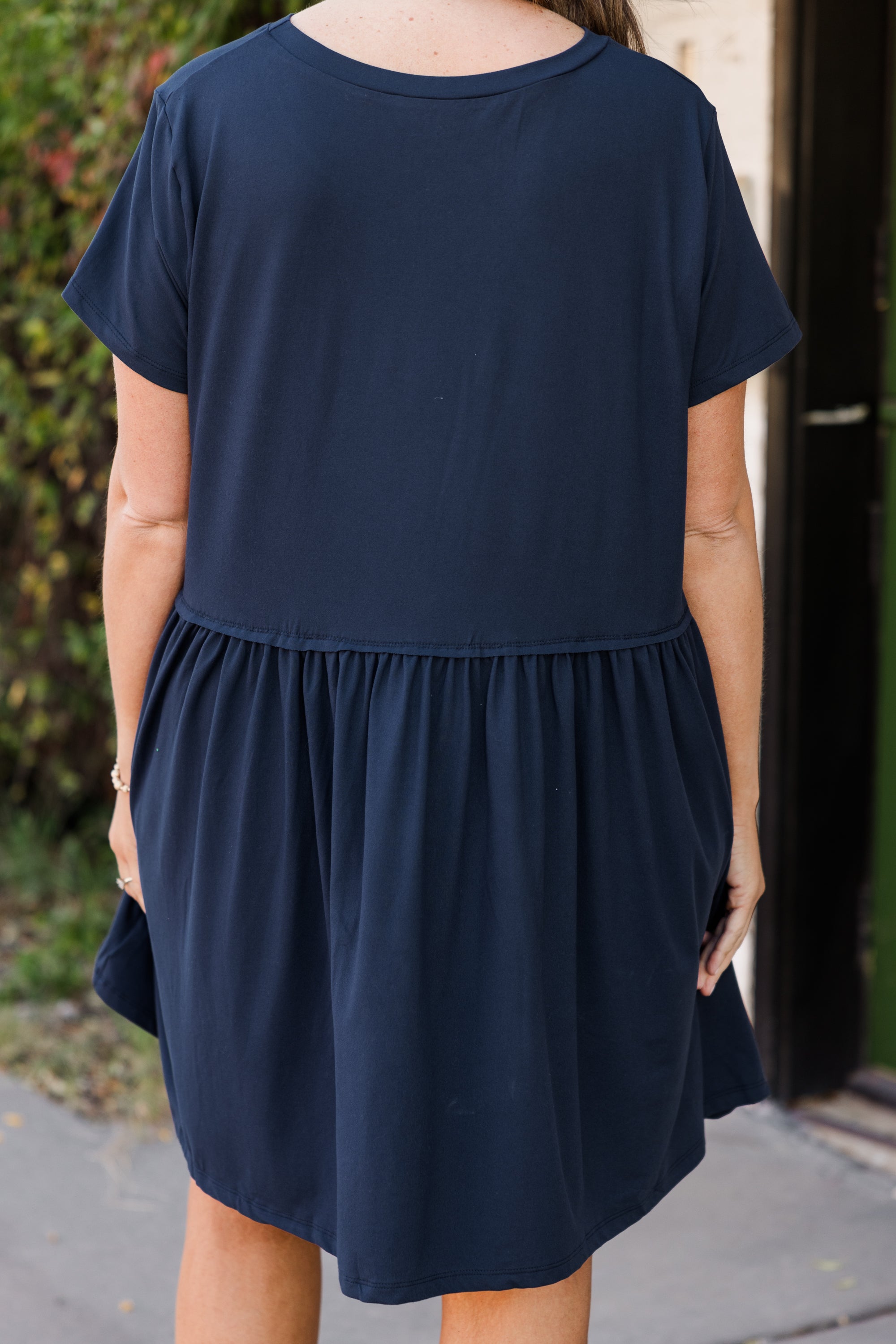 Bold Spirit Dress. Navy