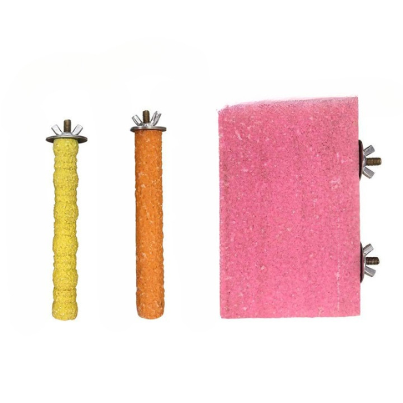 5 Pieces Wooden Stand With Claw Grinding Bar Foot Stick