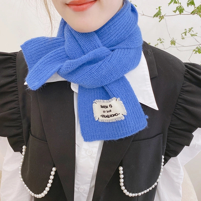 Women's Casual Minimalist Streetwear Solid Color Polyester Scarf