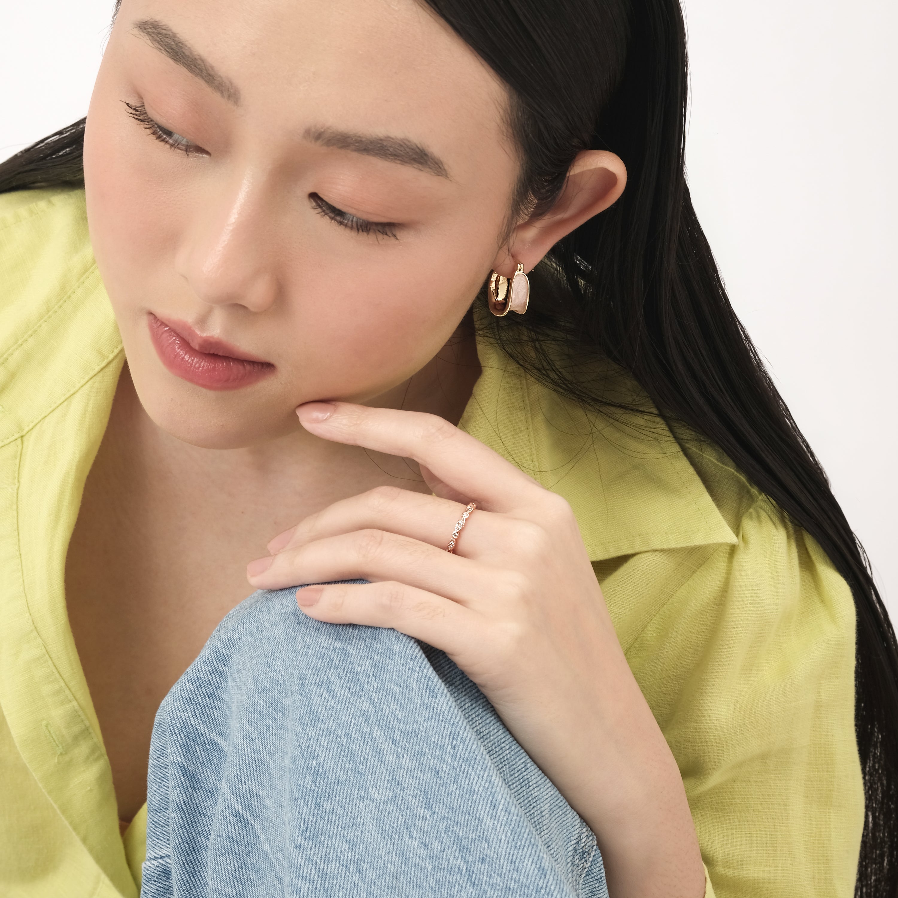 Millie Ring (18K Rose Gold Vermeil. Size 4)
