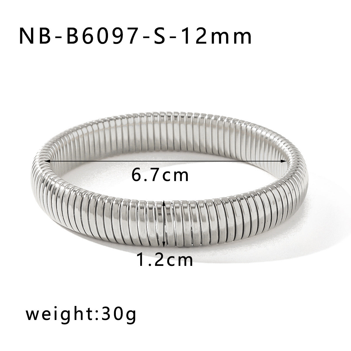 Circle Stainless Steel Electroplating Bangles