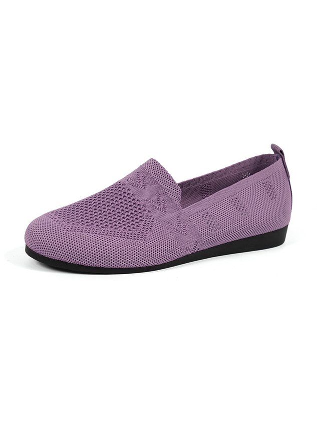 Women's Breathable Mesh Fabric Flat Shoes