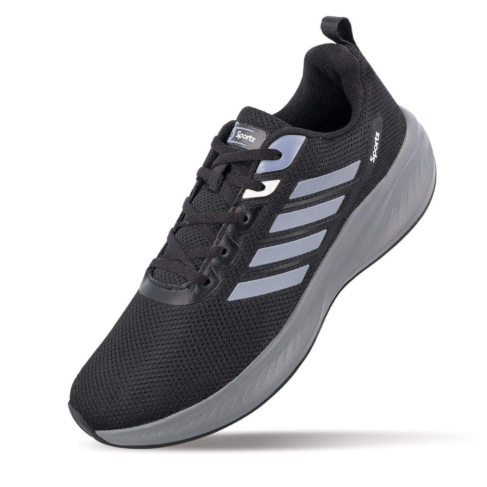 URBAN KING Men's Lace-up Sports Shoe - WS9593 Black Grey