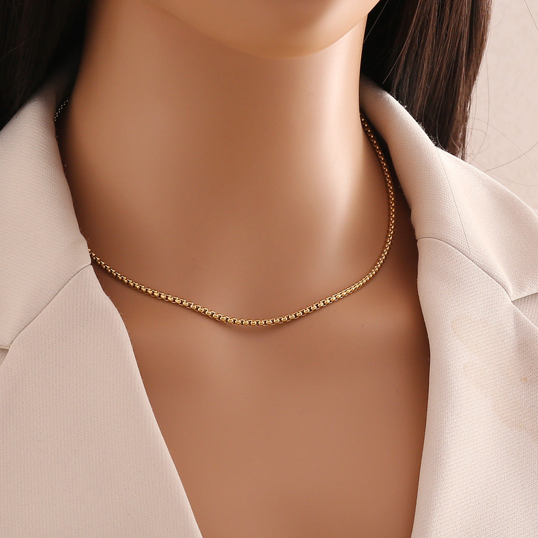 Expressive Heart Stainless Steel Electroplating Necklaces