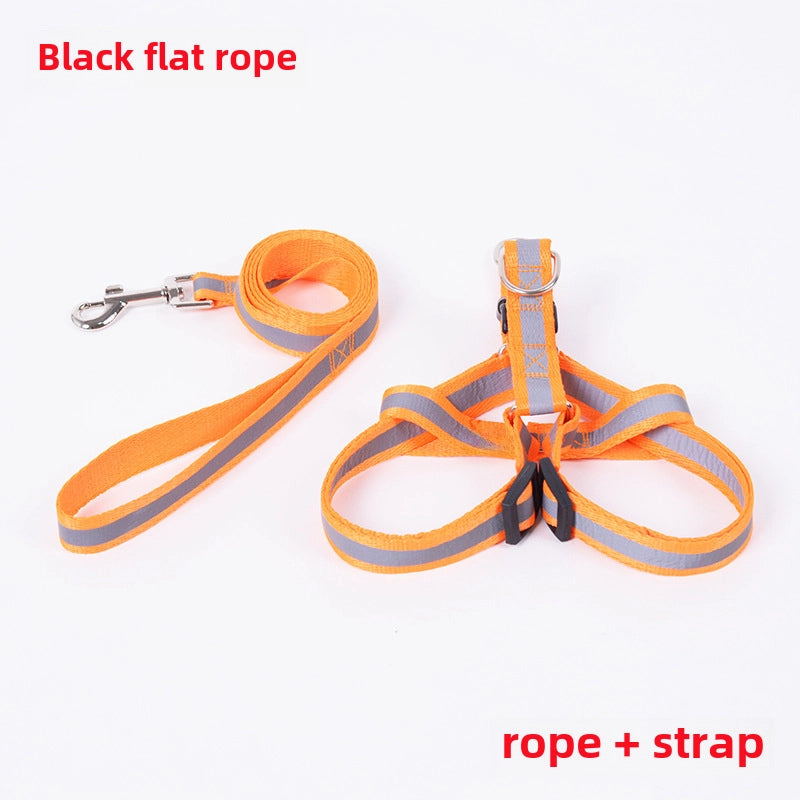 Teddy Bomei VIP Labrador Reflective Dog Chain Dog Rope Pet Traction Rope Chest Strap