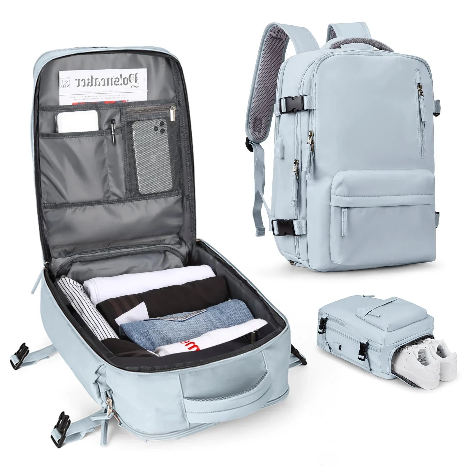 ⏰Large Travel Backpack Waterproof Hiking RucksackFREE SHIPPING