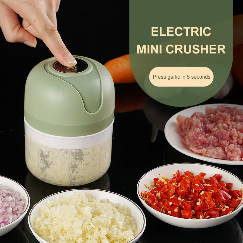 (🎁2023-kitchenware Hot Sale🎁 48% OFF)-USB Rechargebale Electric Garlic Grinder