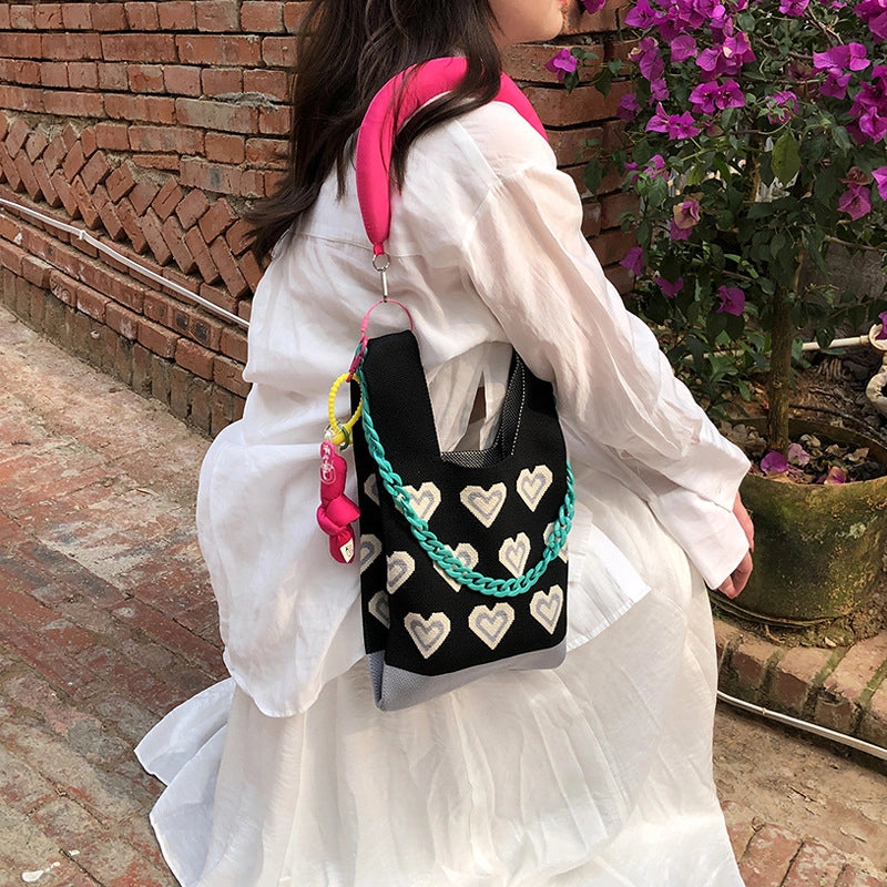 Women's Small Summer Polyester Classic Style Shoulder Bag
