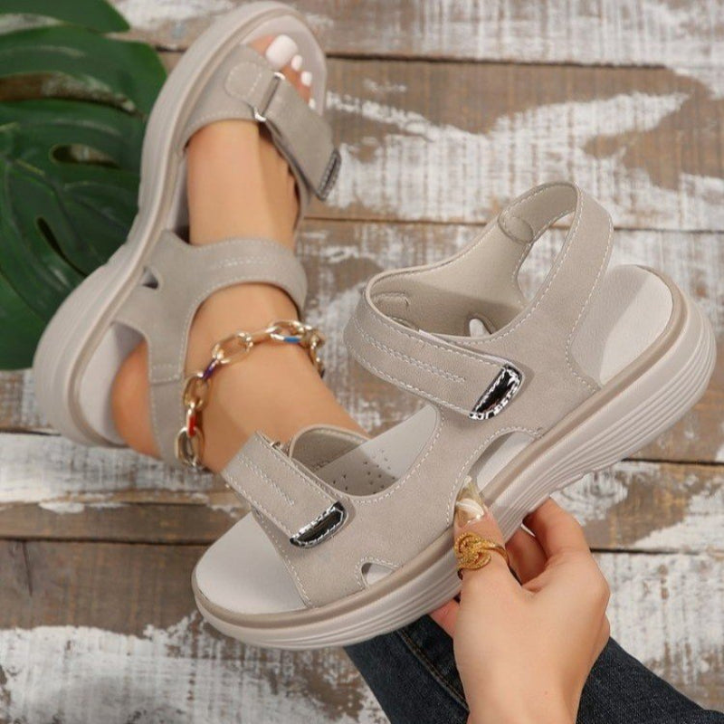 💥Hot Sales-59% OFF🔥Women’s Wedge Sandals with Hook & Loop Straps