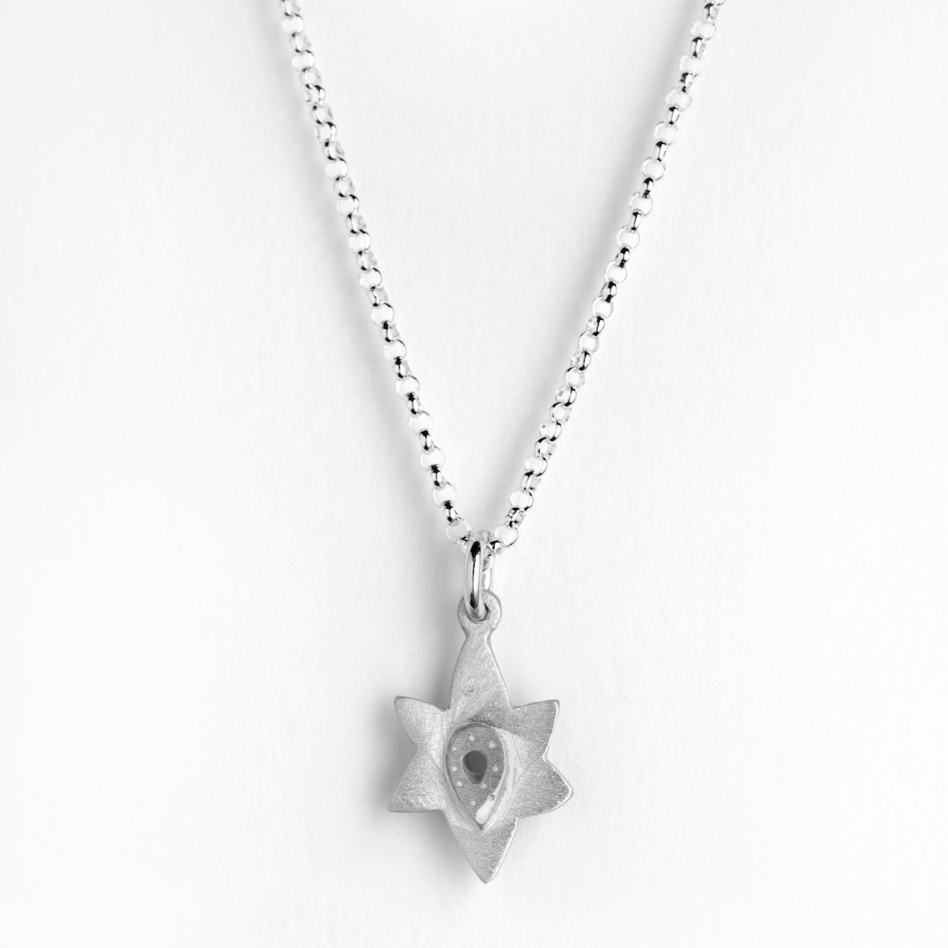 Sterling Silver Star of David Necklace - Small or Medium