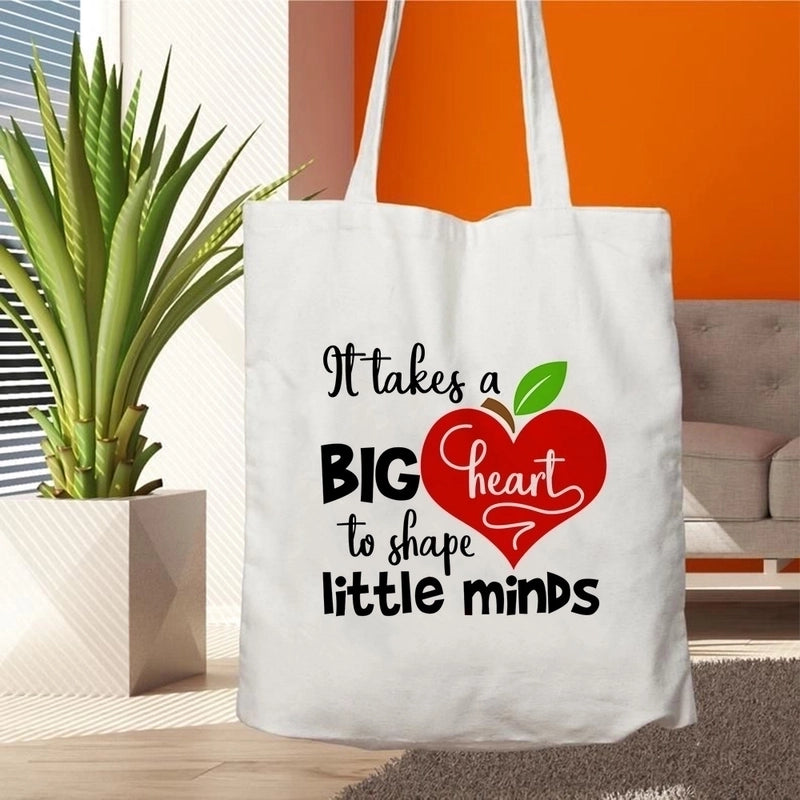 Women's Minimalist Letter Shopping Bags