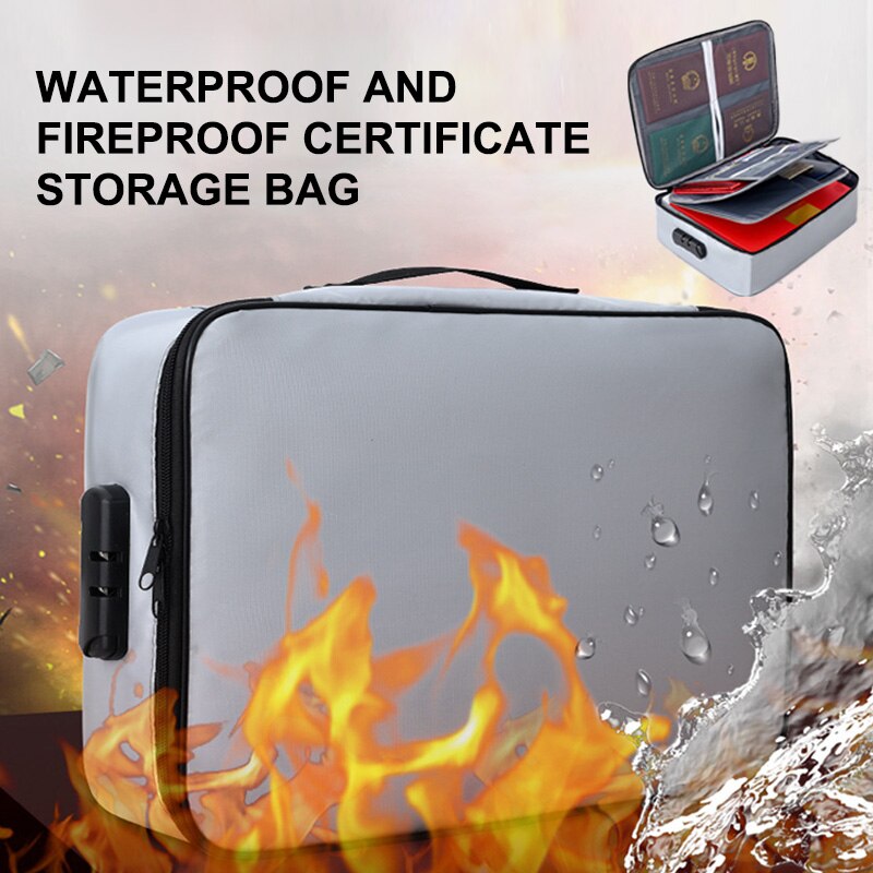 ShieldDoc Fireproof Document Bag with lock