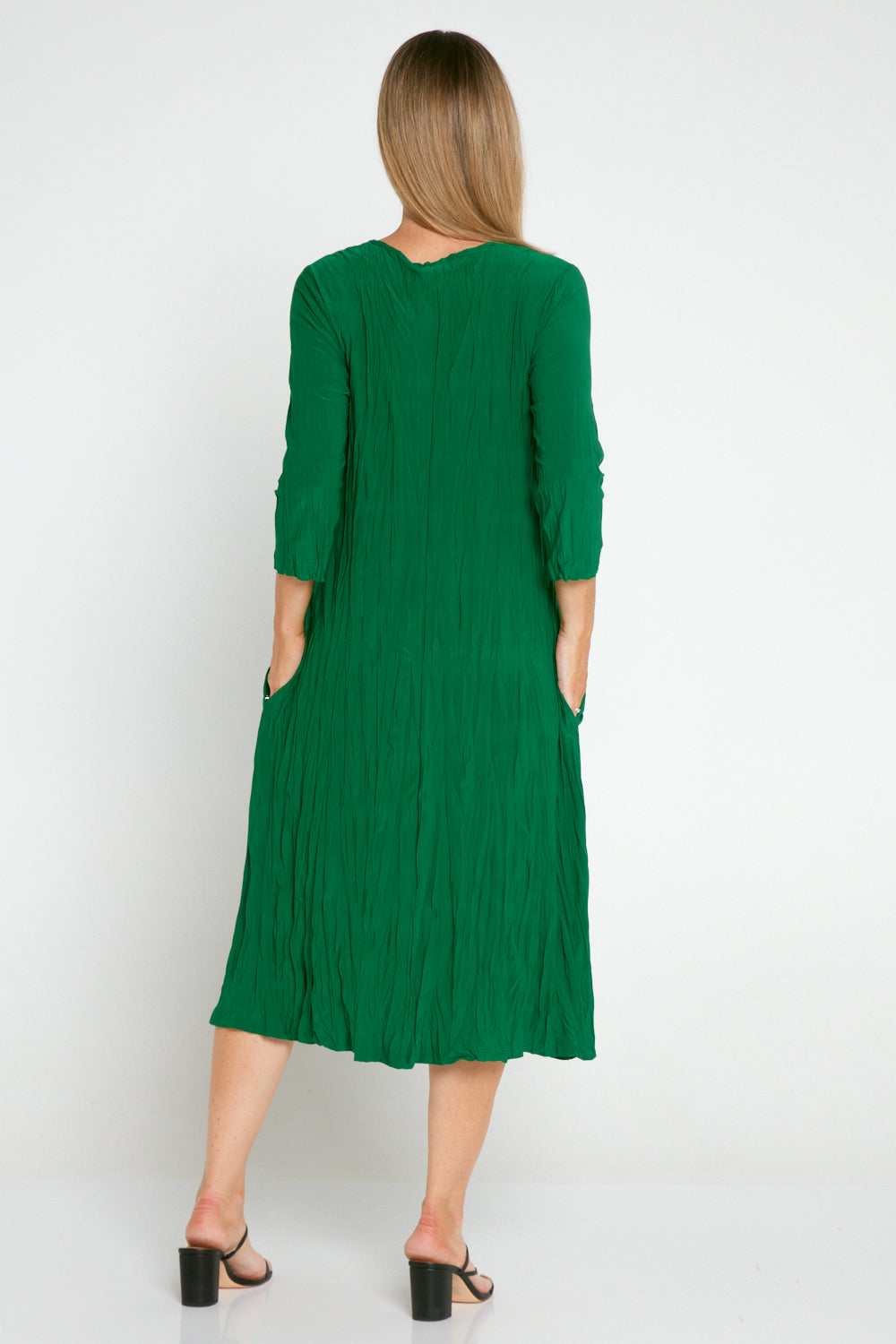 Sleeved Stella Dress - Green