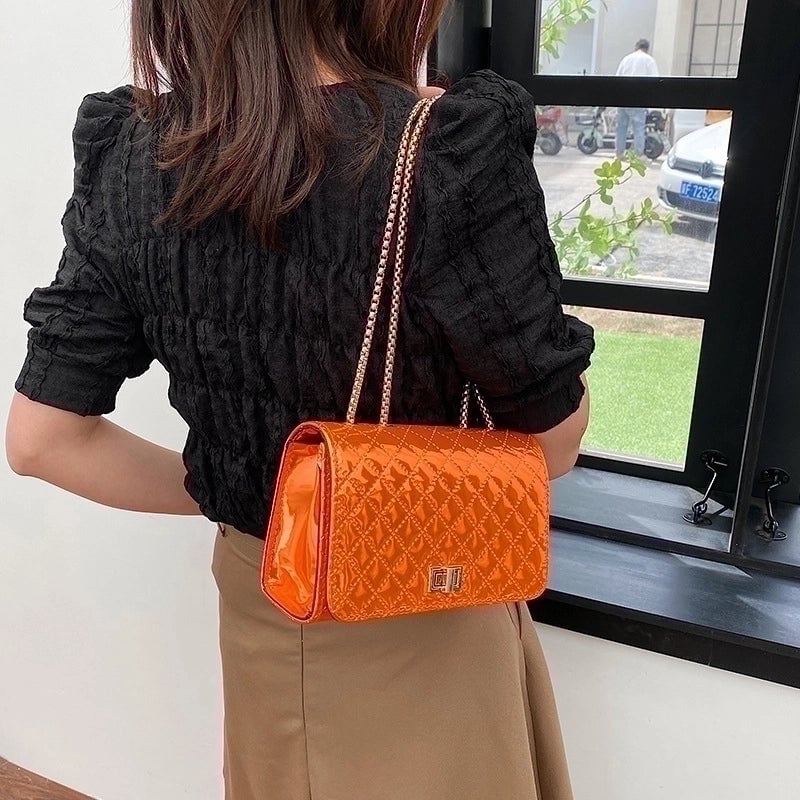 Women's Small All Seasons Pu Leather Classic Style Square Bag