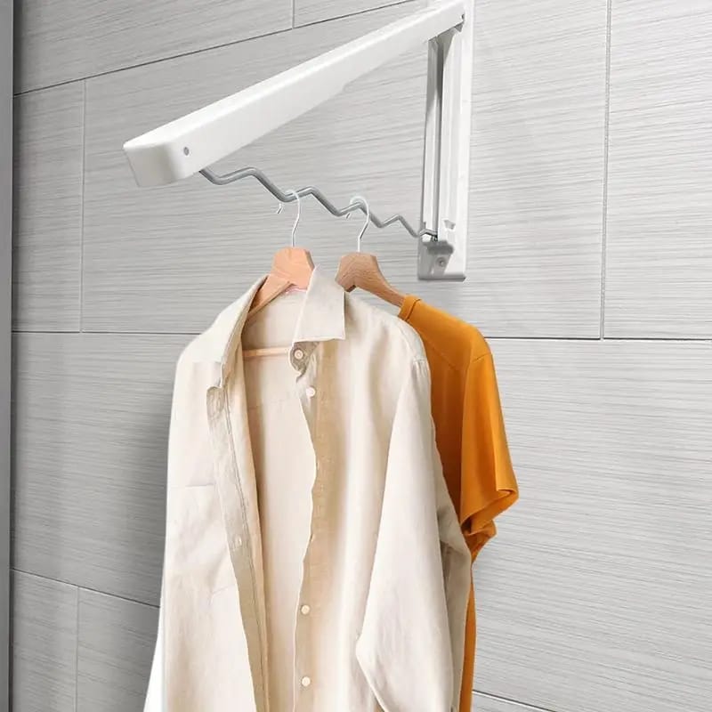 FOLDABLE WALL MOUNTED CLOTH HANGER