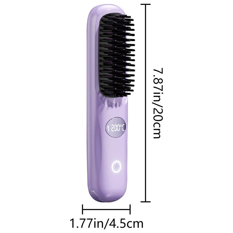 💕Last Day Special Price £14.99!!💕Cordless hair straightener with LED display💇‍♀️2