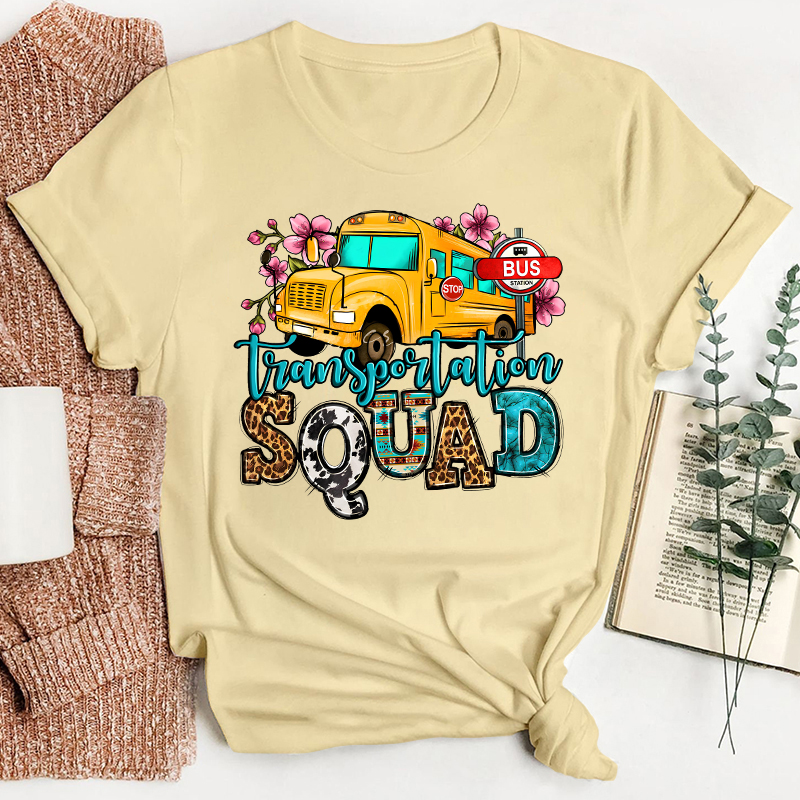 Transportation Squad Teacher T-Shirt