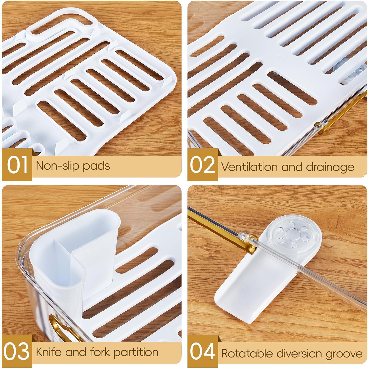 Dish Drying Rack Over Sink Suitable For All Kinds Of Dishes