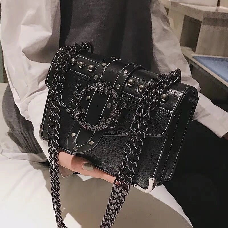 Women's Small All Seasons Pu Leather Streetwear Shoulder Bag