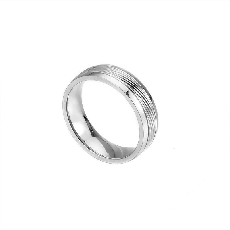 Titanium Steel 18K Gold Plated Fashion Plating Geometric