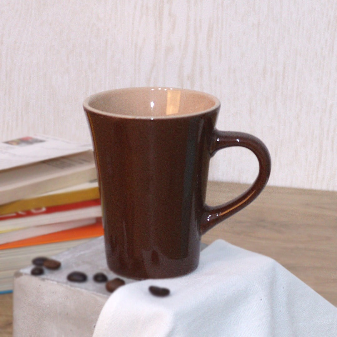 Classic Brown Porcelain Mug