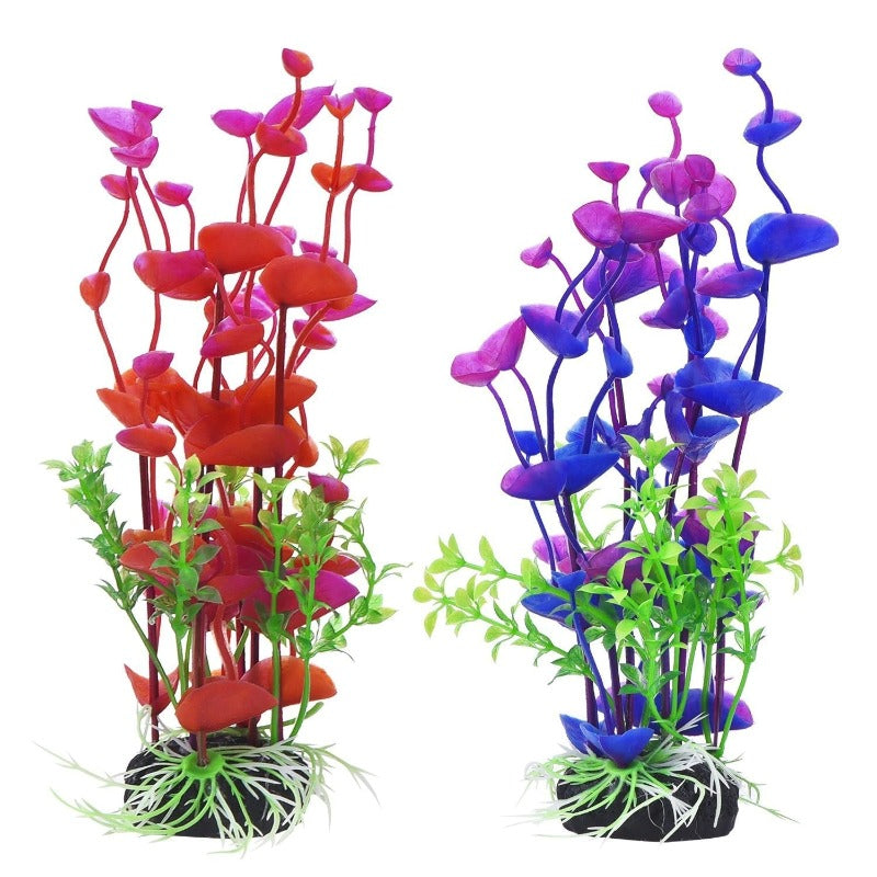 Plastic Water Plant Ornament For Aquarium