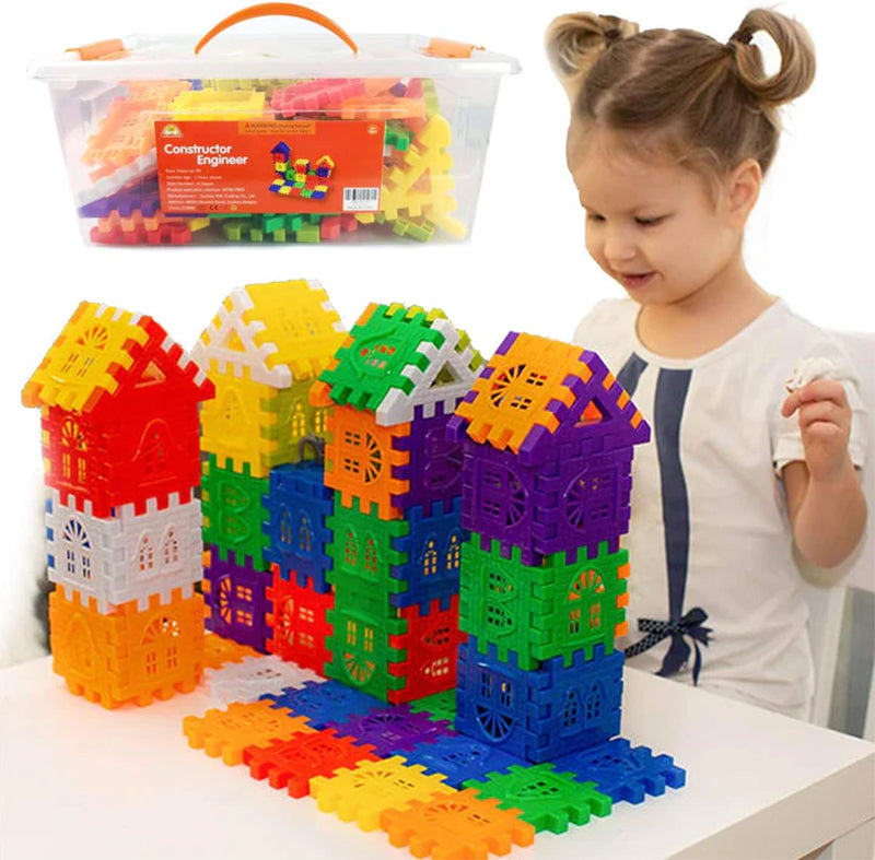 🏠Waffle Interlocking Building Blocks