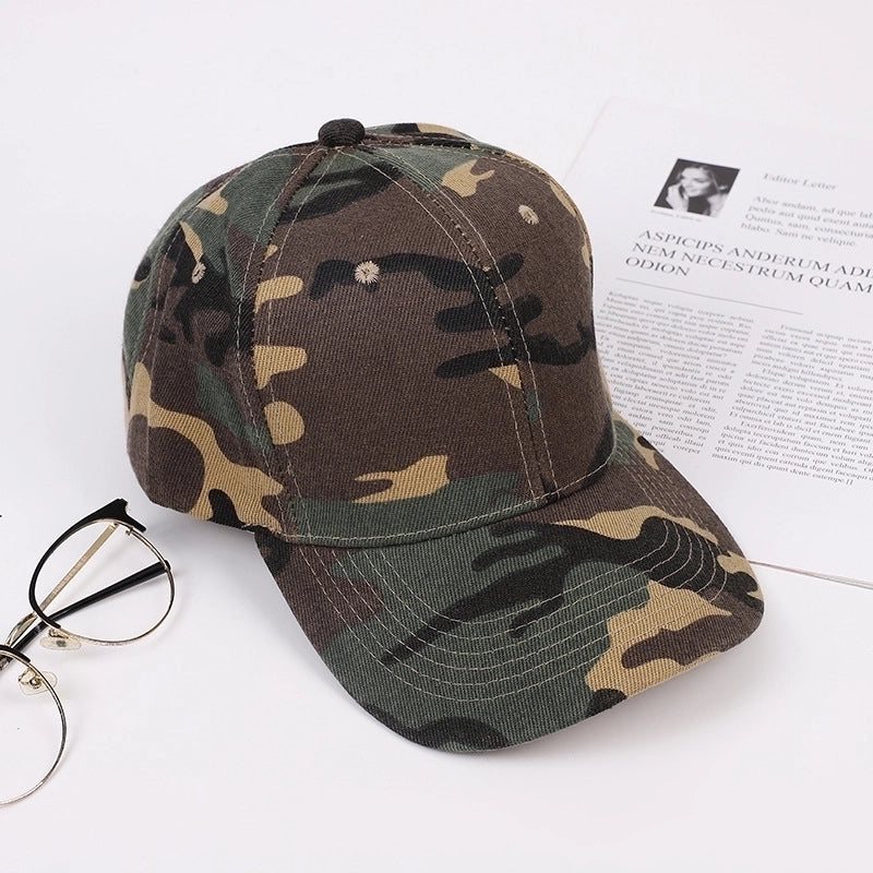 Unisex Minimalist Camouflage Curved Eaves Baseball Cap