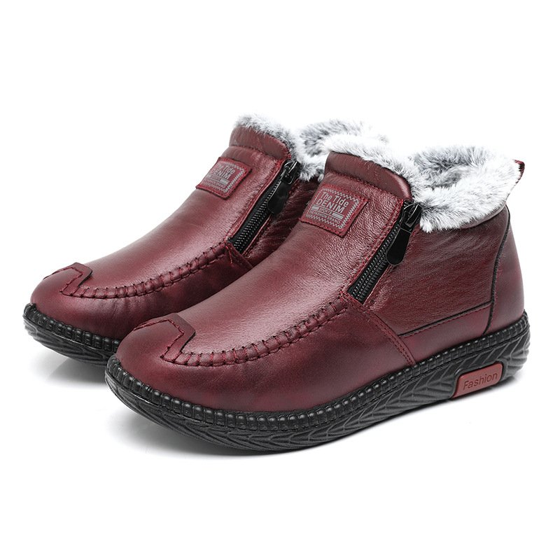 New fleece thickened warm snow boots
