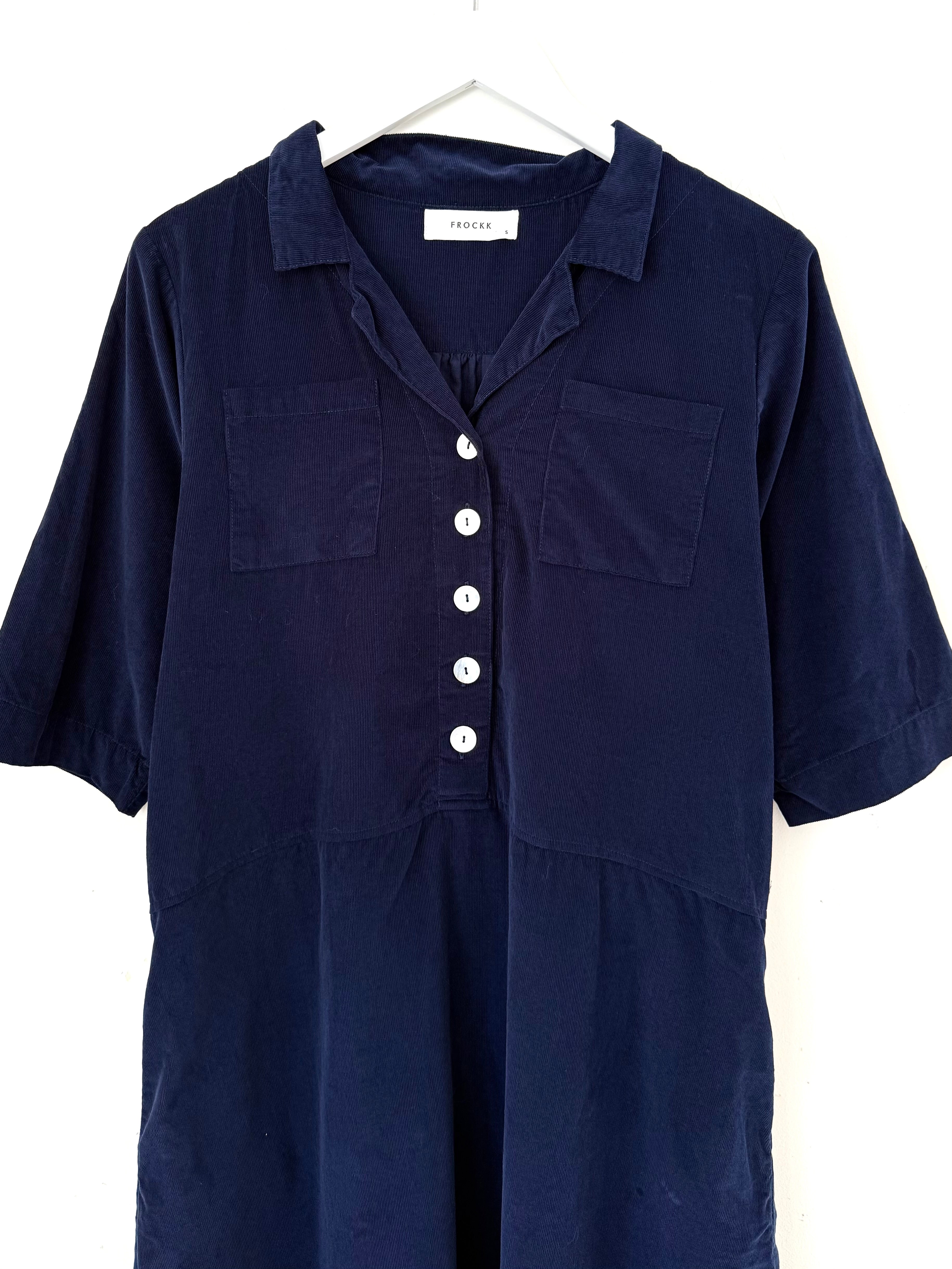bridget dress - indigo cord